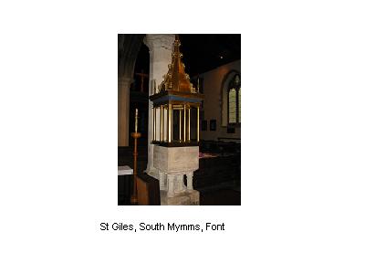 St Giles, Font